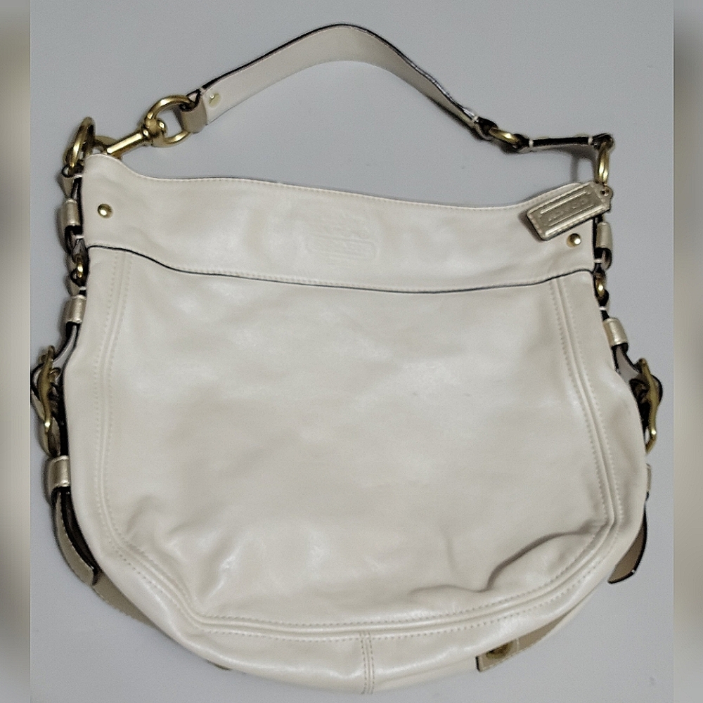 Authentic Large Zoe Signature Coach Bag